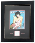 Linda Ronstadt Framed Display with nicely Signed Cut & Photograph (PSA/DNA)