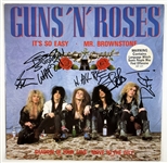 Guns N’ Roses RARE Vintage Group Signed “It’s So Easy / Mr. Brownstone” 12” Record (5 Sigs) (Third Party Guaranteed)