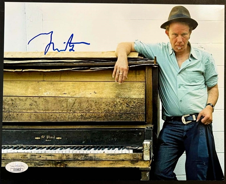 Tom Waits Signed 8" x 10" Color Photo (JSA COA)