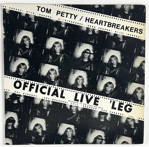 Tom Petty & The Heartbreakers Group Signed “Official Live Leg” Album Record (5 Sigs) (JSA LOA)  