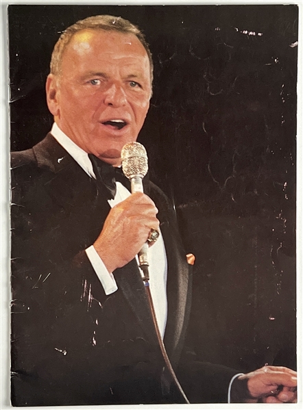 Frank Sinatra Signed 1978 Tour Program (Roger Epperson/REAL LOA)