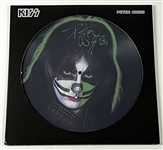 KISS: Peter Criss Signed Color Picture Disc Record (Third Party Guaranteed)