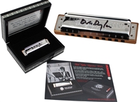 Bob Dylan Signed Limited-Edition Hohner Harmonica (Custom Box & Paperwork) (PSA LOA) 