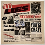 Guns N’ Roses In-Person Group Signed “Lies” Album Record (4 Sigs) (JSA LOA) 