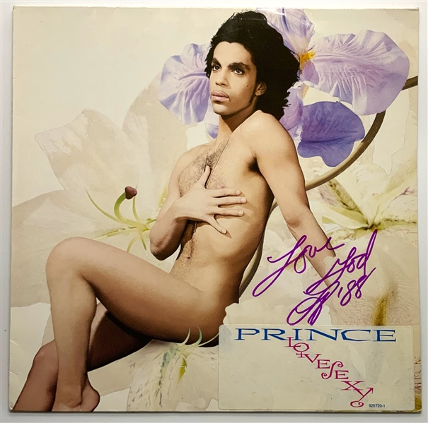 Prince Signed “Love Sexy” 1988 Album Record w/ RARE Original Tower Records Cover & Provenance (Roger Epperson/REAL LOA)  