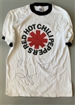 Red Hot Chili Peppers Pair of Group Signed His & Hers T-Shirts (8 Total Sigs) (Third Party Guaranteed)
