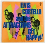 Elvis Costello In-Person Signed “Get Happy” Album Record (John Brennan Collection) (Beckett/BAS Authentication)