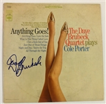 Dave Brubeck In-Person Signed “Anything Goes!” Album Record (John Brennan Collection) (Beckett/BAS Authentication)