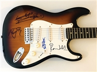 Rolling Stones In-Person Group Signed Stratocaster-Style Guitar (4 Sigs) (John Brennan Collection) (JSA Authentication)