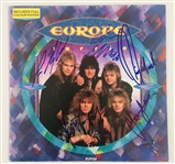 Europe In-Person Group Signed “Carrie” 45 RPM Record (5 Sigs) (John Brennan Collection) (JSA Authentication)