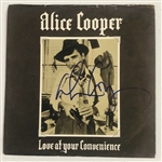 Alice Cooper In-Person Signed “Love at your Convenience” 45 RPM Record (John Brennan Collection) (Beckett/BAS Authentication)
