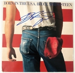 Bruce Springsteen In-Person Signed “Born in the USA” Album Record (2 Sigs) (JSA LOA & ACOA) 