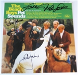 The Beach Boys Signed "Pet Sounds" Vinyl LP Album Cover by 4 Members (Beckett/BAS & JSA LOA)