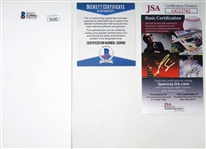 Leonard Cohen Signed Hallelujah Sheet Music (Beckett/BAS & JSA COA)