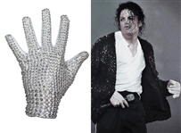 Michael Jackson’s Personally Owned & Stage-Worn Crystal-Covered Glove (MJJ Productions Documentation) 