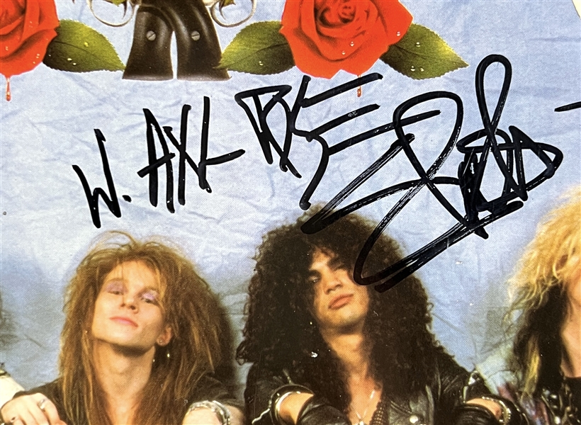 Guns N’ Roses RARE Vintage Group Signed “It’s So Easy / Mr. Brownstone” 12” Record (5 Sigs) (Roger Epperson/REAL Authentication)