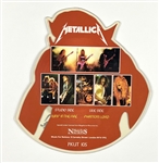 Metallica Vintage Group Signed w/ Cliff “Jump In the Fire” Shaped Vinyl Picture Disc (4 Sigs) (Third Party Guaranteed)