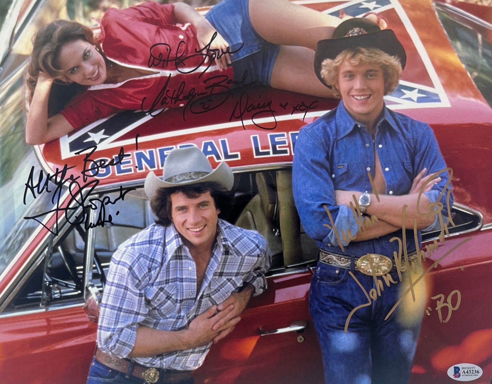 Lot Detail - Dukes of Hazzard: Cast Signed Photograph - Signatures ...