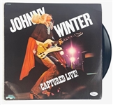 Johnny Winter Signed Captured Live Album (JSA)