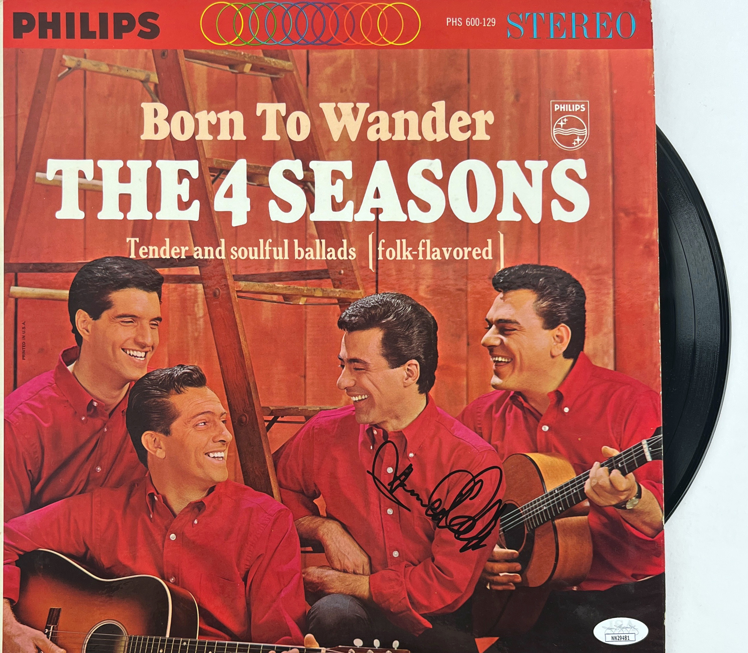 Lot Detail - Frankie Valli Signed "The 4 Seasons" Album Cover W/ Vinyl ...