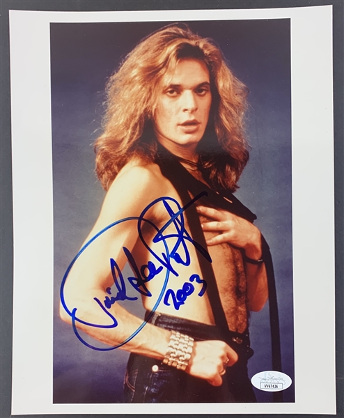 David Lee Roth Signed 2003 8" x 10" Color Photo (JSA COA)