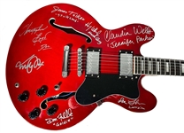 BACK TO THE FUTURE Cast Signed Guitar! Fox, Lloyd, Thompson, Tolkan + 3 More! (Celebrity Authentics)