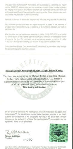 Muhammad Ali & Michael Jordan Superbly Signed & Matted 16 x 20 LE Photograph (UDA & Steiner)