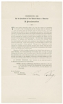 President Calvin Coolidge Signed 1928 Thanksgiving Official Presidential Proclamation (JSA)