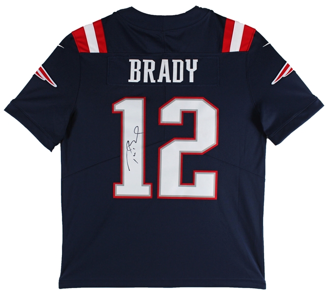 Tom Brady Signed New England Patriots Nike Authentic Alternate Model Jersey (PSA/DNA LOA)