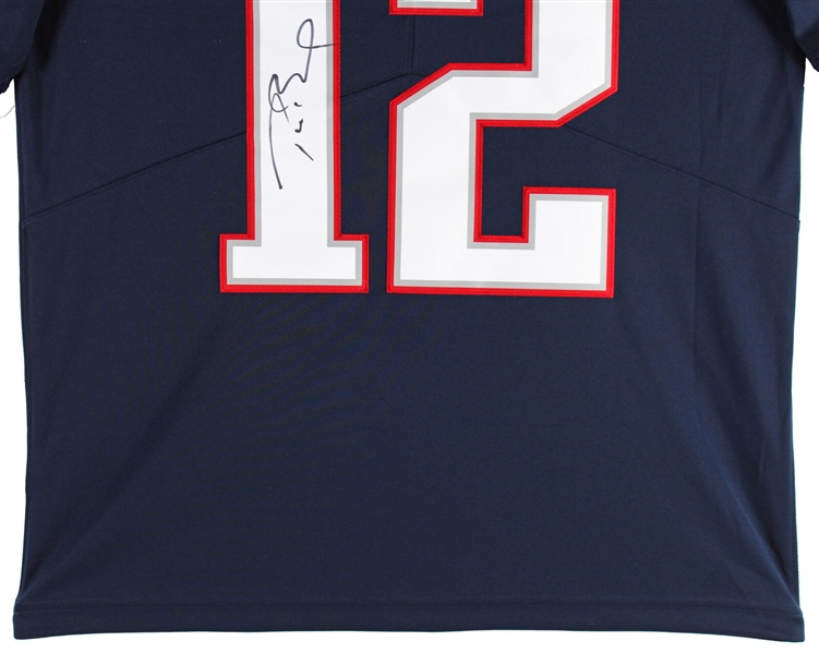 Tom Brady Signed New England Patriots Nike Authentic Alternate Model Jersey (PSA/DNA LOA)