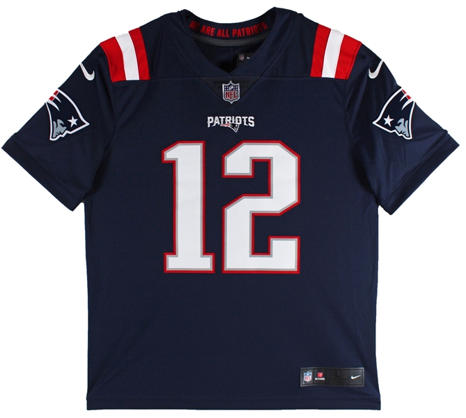 Tom Brady Signed New England Patriots Nike Authentic Alternate Model Jersey (PSA/DNA LOA)