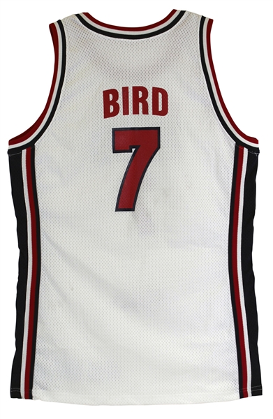 Larry Bird Signed & Game Used 1992 Dream Team Olympic Basketball Uniform (Beckett/BAS & Sports Investors Authentication/SIA)