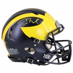 Tom Brady Signed University of Michigan Full Size Authentic Speed Pro-Line Helmet (Fanatics) (Third Party Guaranteed)