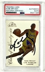Kobe Bryant ULTRA-RARE Signed 1996-97 Flair Showcase Class Of 96 Rookie Card (PSA/DNA Encapsulated)