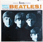 The Beatles: John Lennon RARE Vintage Signed "Meet The Beatles" Album (Beckett/BAS & Caiazzo)