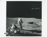 Alan Shepard Signed 8" x 10" Space Photo :: First American in Space! (Beckett/BAS)