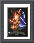 Star Wars: JJ Abrams & Daisy Ridley Signed 11" x 17" "The Force Awakens" Photo (JSA)