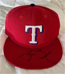 President George W. Bush Signed Texas Rangers MLB Cap! (Beckett/BAS)