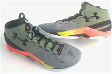 Stephen Curry Signed Under Armour 3C Tennis Shoes (Fanatics)