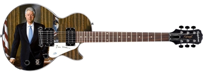 President Bill Clinton Signed Epiphone Les Paul Guitar (ACOA)