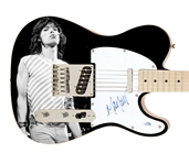 Rolling Stones: Mick Jagger Signed Custom Graphic Fender Guitar (ACOA)