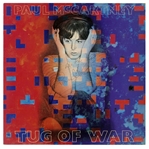 Beatles: Paul McCartney 1980s Signed “Tug Of War” Record Album (UK) (Tracks COA) 
