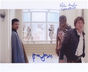 Star Wars: Harrison Ford & Peter Mayhew Signed 10” x 8” Photo From “The Empire Strikes Back” (Third Party Guaranteed)