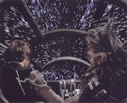 Star Wars: Harrison Ford & Peter Mayhew Dual-Signed 10” x 8” Photo From “A New Hope” (Third Party Guaranteed)