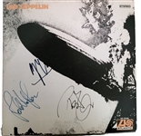 Led Zeppelin Group Signed Self-Titled Debut Album (3 Sigs) (Beckett/BAS Authentication) 