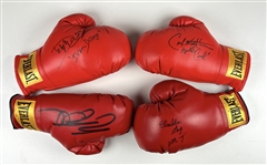 Rocky Set of (4) Signed Boxing Gloves: Stallone, Weathers, Mr. T, & Lundgren (Third Party Guaranteed)