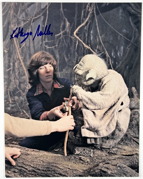 Star Wars: Kathryn Mullen “Yoda” Puppeteer 11” x 14” Signed “Empire Strikes Back” Photo (Third Party Guaranteed)