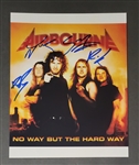 Airbourne In-Person Group Signed 8” x 10” Photo (4 Sigs) (Third Party Guaranteed)