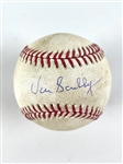 Vin Scully Signed & Game Used 2016 OML Baseball :: LAD vs. NYY :: Scully Final Season (PSA/DNA & MLB HOLO)