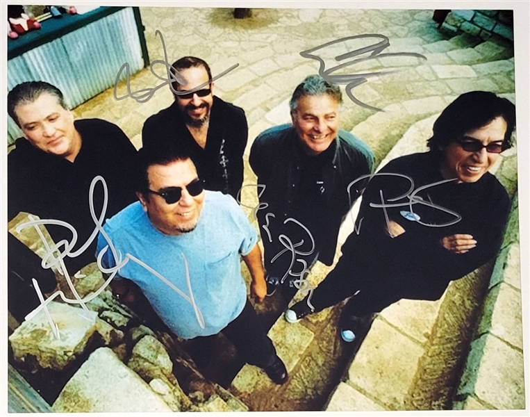 Los Lobos Group Signed 10” x 8” Photo (5 Sigs) (Third Party Guaranteed)